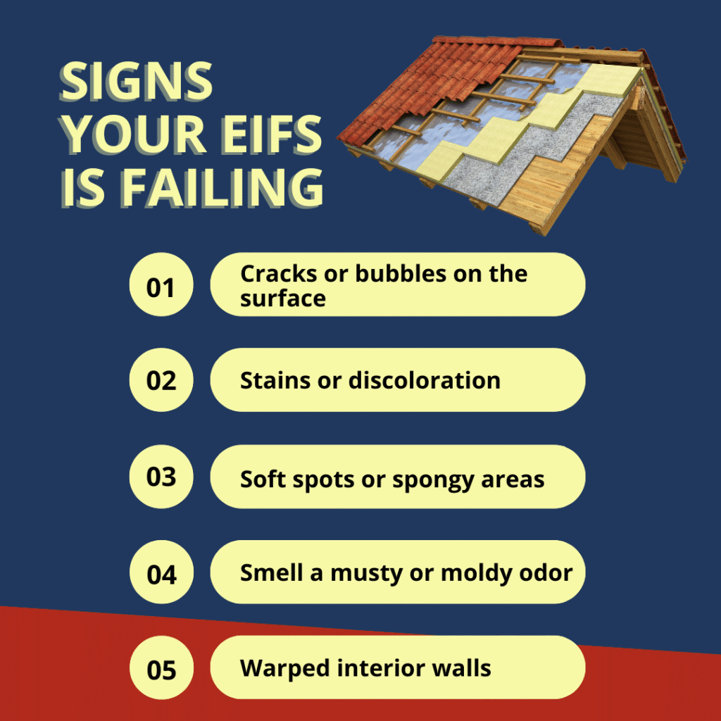 signs that your EIFS is failing